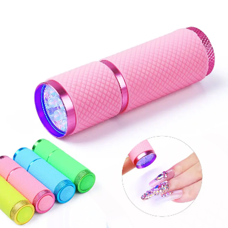 2024 Gel cura polimento leve secador rápido 9 LED UV Mini UNIL LUBLE