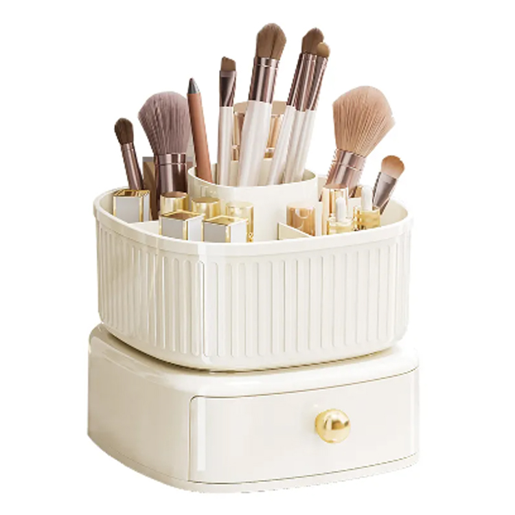 Quais princípios básicos de design tornam os organizadores de cosméticos funcionais, seguros e adaptáveis ​​a diversos cenários?