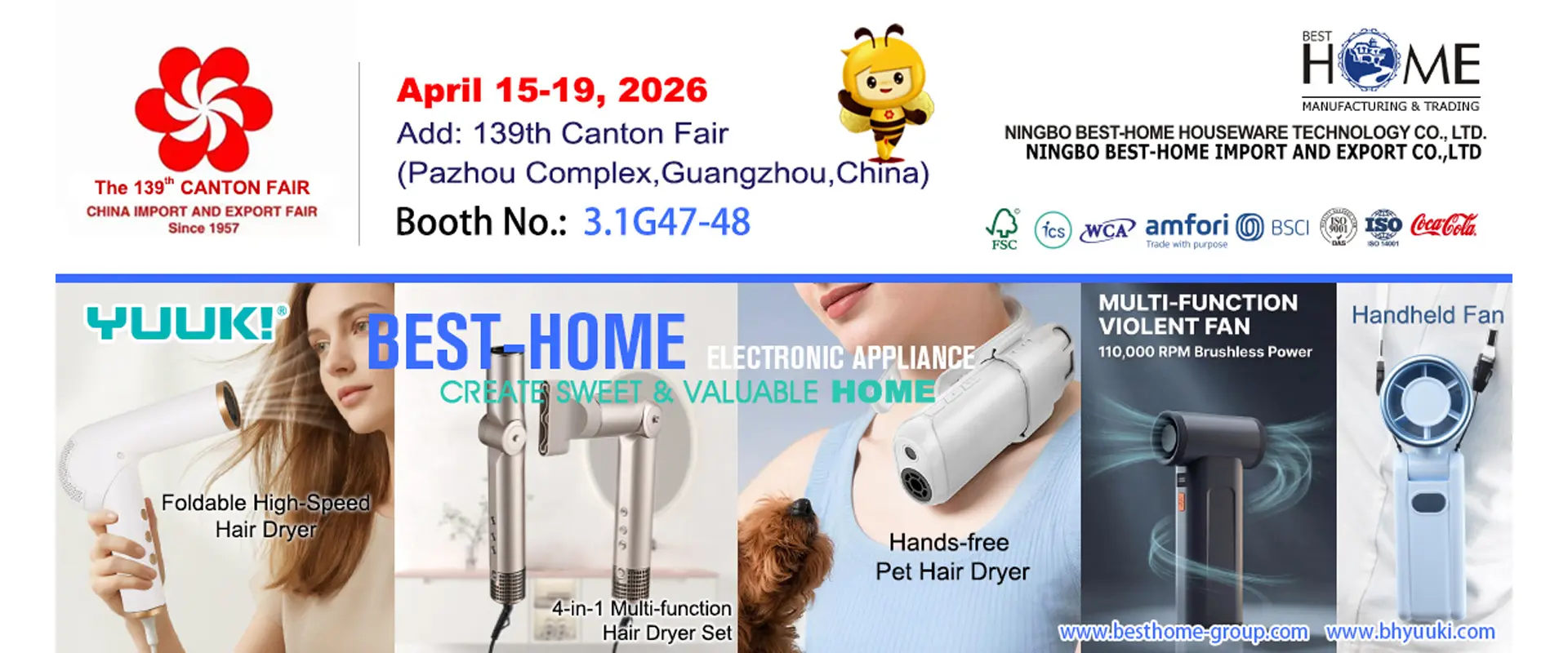 Pequenos Eletrodomésticos - Feira de Cantão em Guangzhou