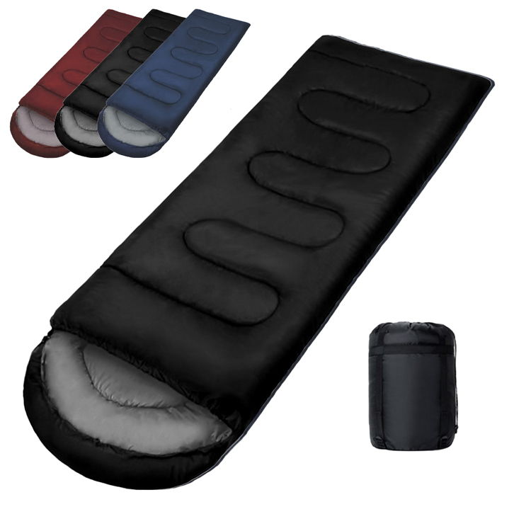 Saco de dormir tipo envelope impermeável para exterior de 4 estações