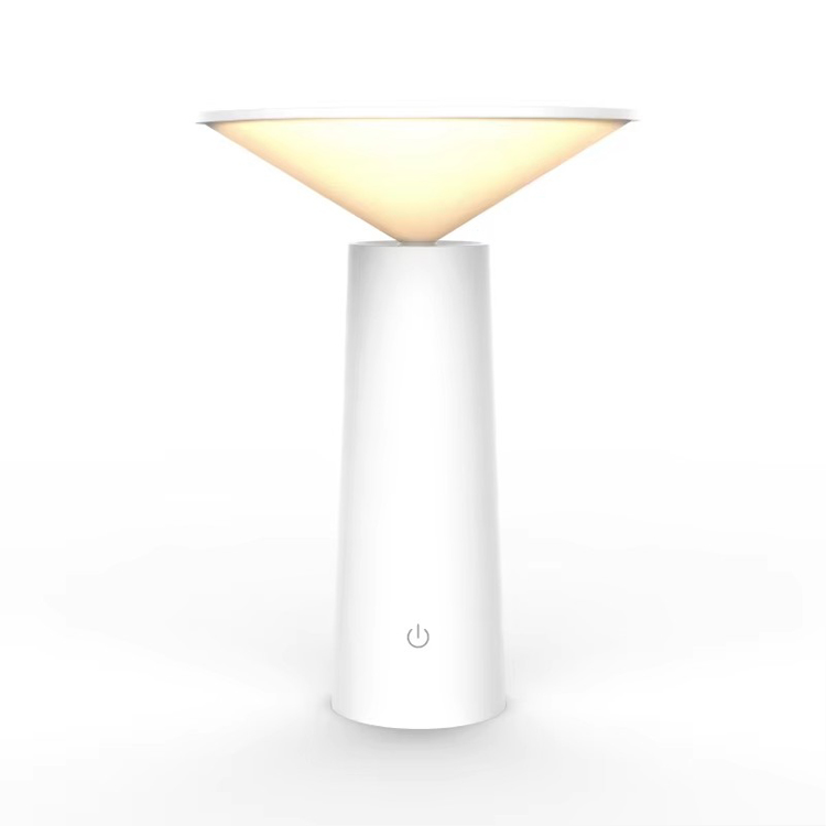 Mini candeeiro de mesa recarregável com barra de jantar de ângulo ajustável