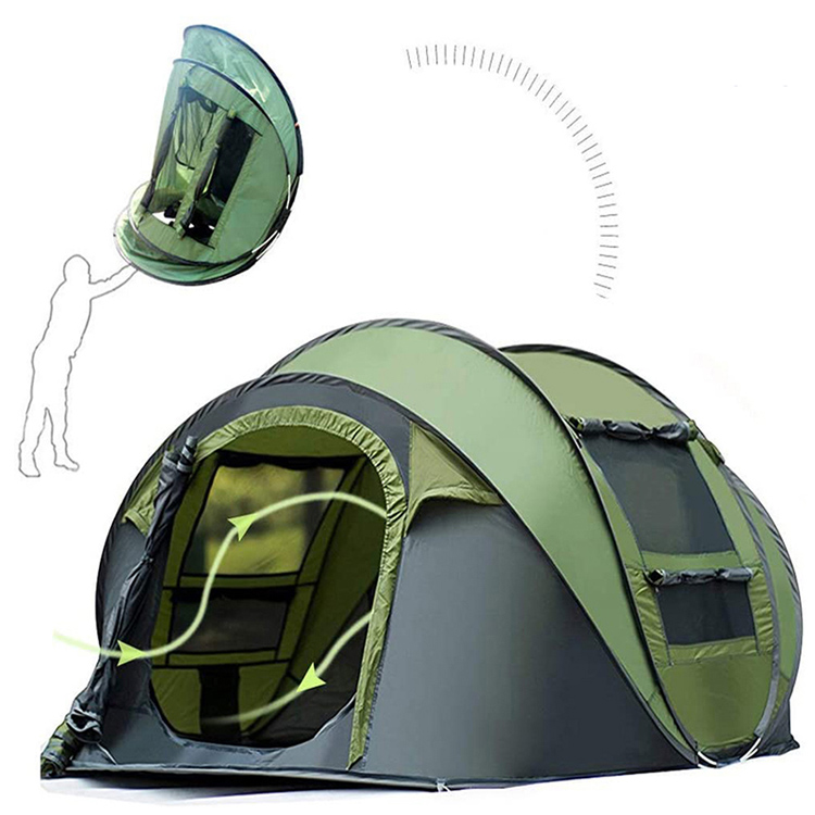 Barraca de acampamento de praia pop-up automática ao ar livre
