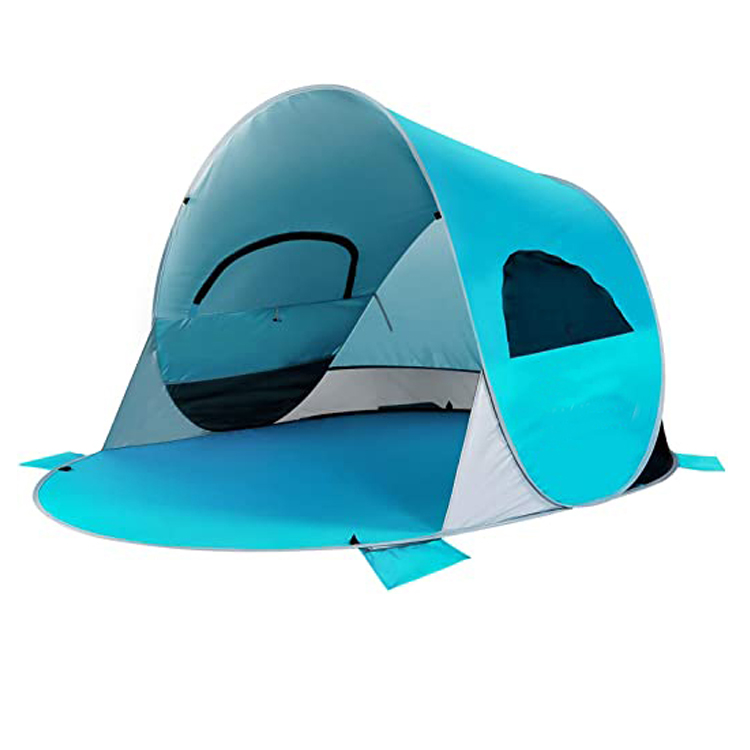 Barraca pop-up com dossel para proteção solar instantânea para bebês