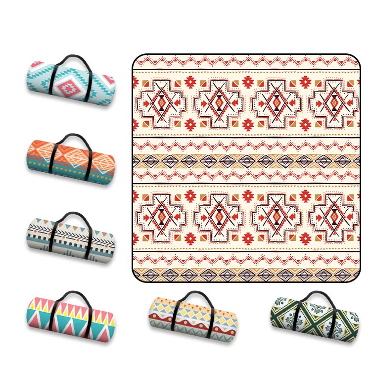 Esteira de acampamento exterior portátil da praia da areia do curso do ODM geral