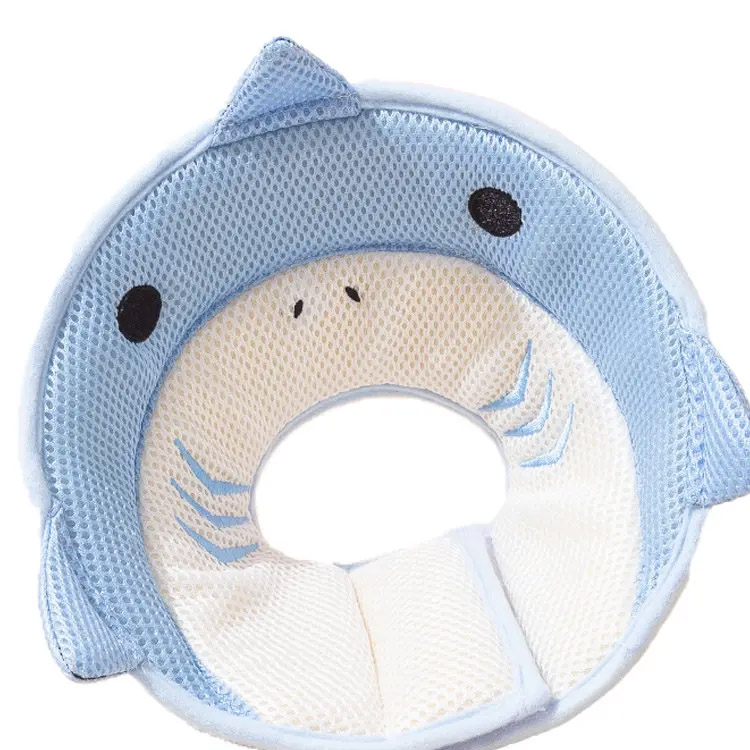 Colarinho de cone de gato colar de estimação macia colar de recuperação ajustável