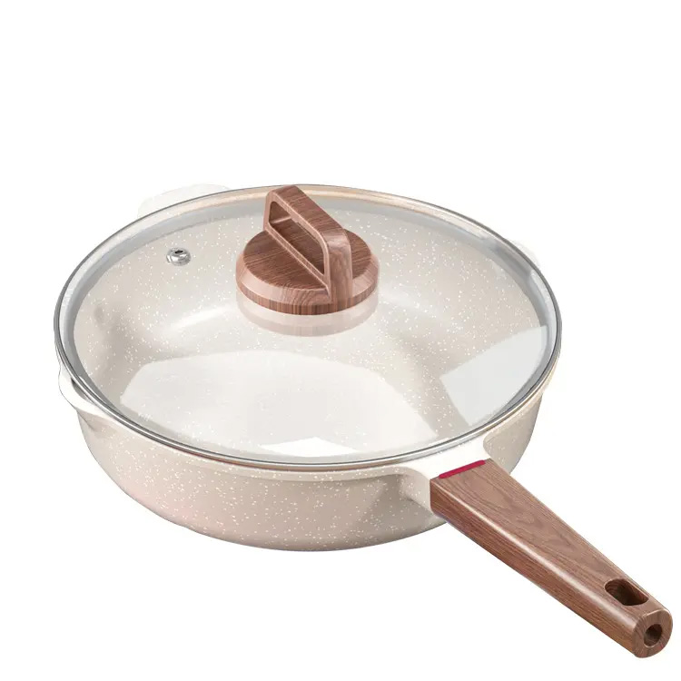 Cozinhar wok moderno doméstico bife fritado de panqueca