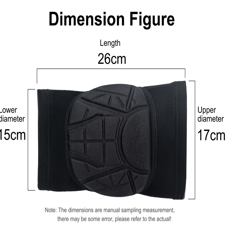 Joelheiras anticolisão de esponja espessa com logotipo personalizado