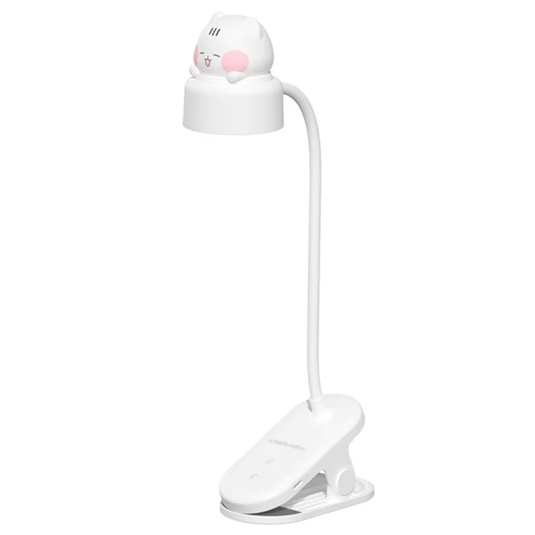 Bonito clipe de luz noturna para leitura luz de estudo adorável lâmpada de mesa