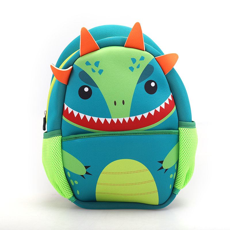 Dino mochila de neoprene para crianças