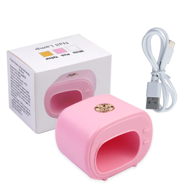 Vendas diretas de lâmpada de terapia manual portátil de unha mini-UV