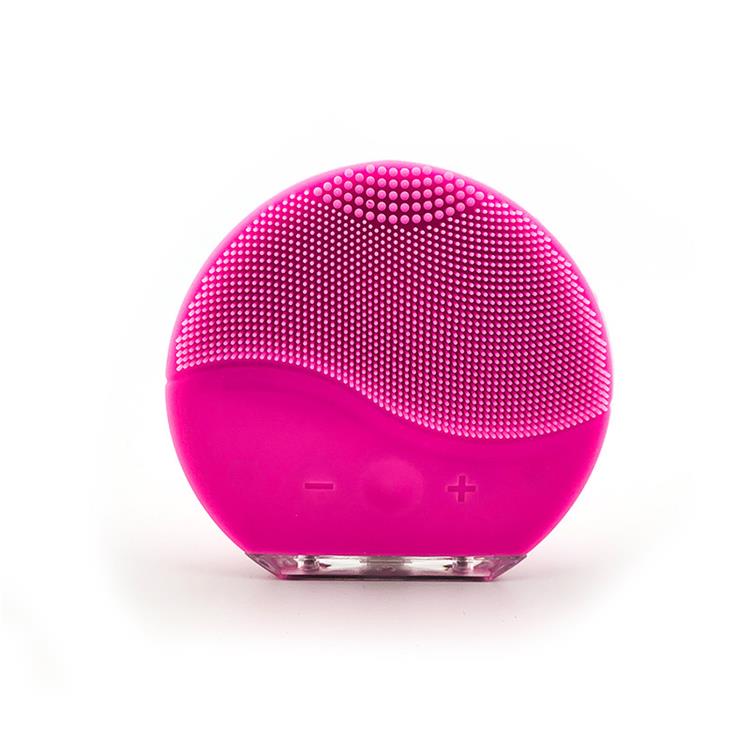 Escova vibratória elétrica Sonic limpador facial de silicone