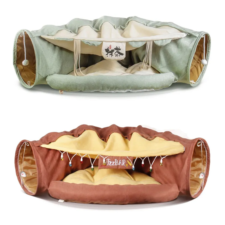 Factory Direct Sale Direct Cat Tunnel Bed Tunnel Interaction Toy Tube