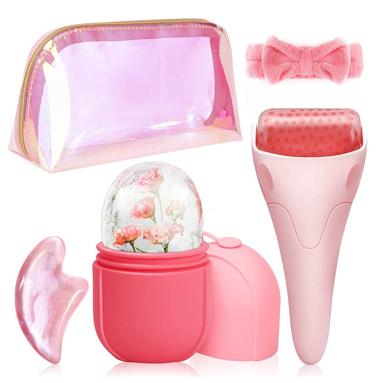 Kit de beleza para cuidados com a pele, ferramentas para massageador facial