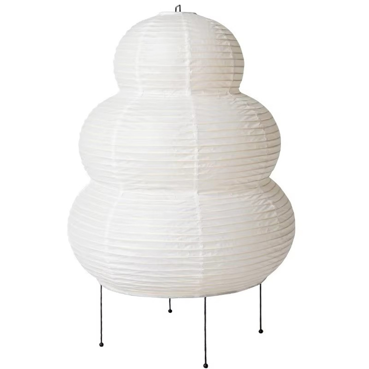 Candeeiro de mesa LED de papel japonês para sala de estar, quarto, hotel