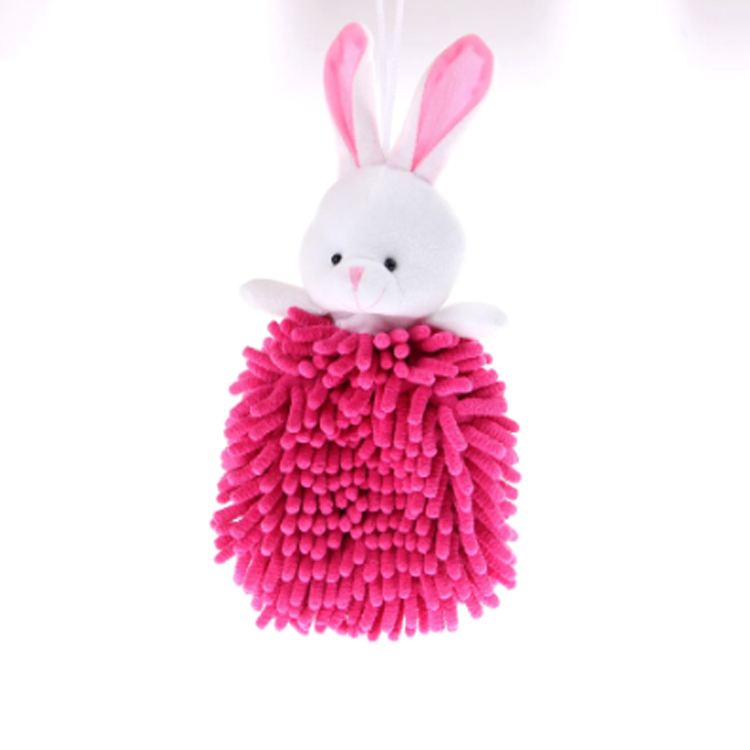 Microfibra de banheiro de cozinha chenille toalhas de mão penduradas