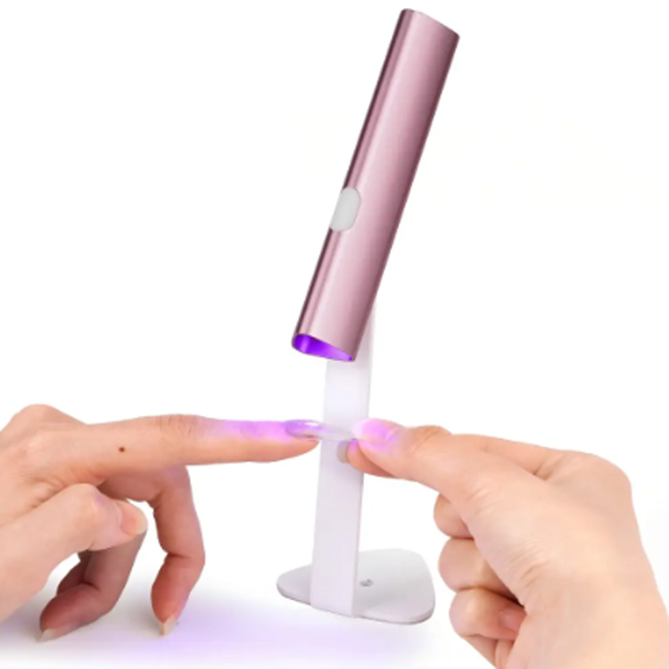 LED Manicure Pen Mini UV Use lâmpada de panificação de gel de cola de unha