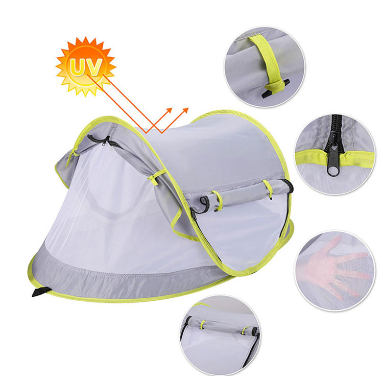 Tenda pop-up leve de poliéster impermeável de camada única