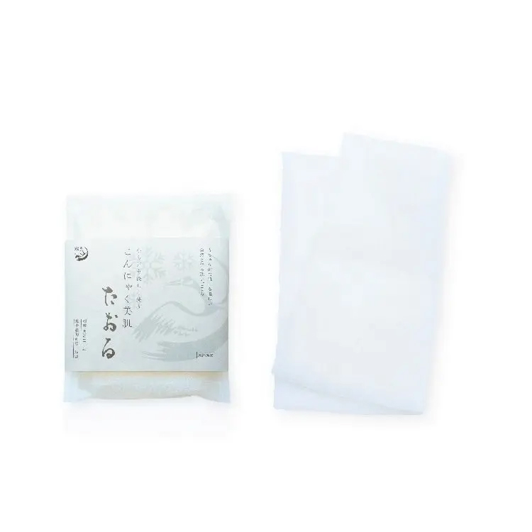Feito no Japão, lavando o corpo natural Konjac Toalha