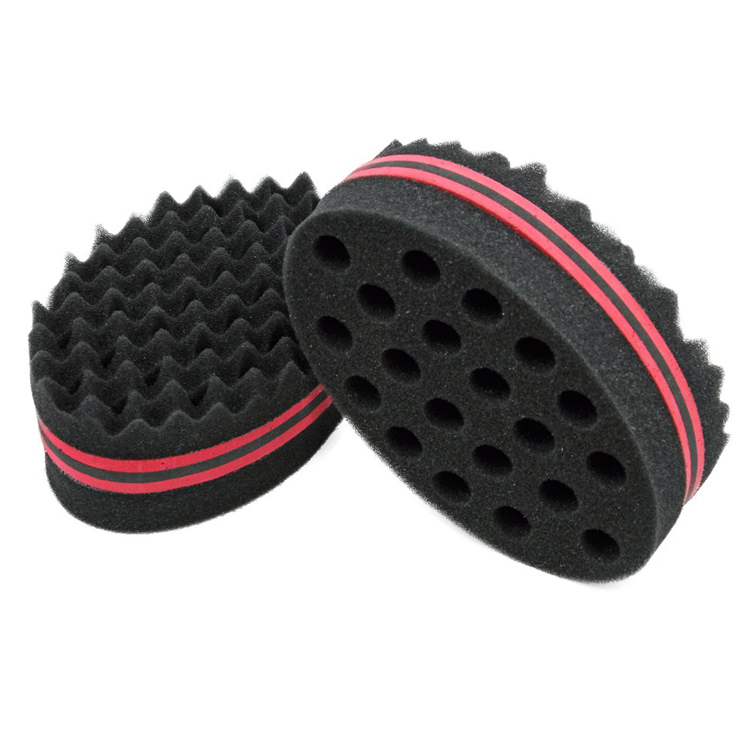 Esponja de escova de torção de cabelo Magic Curl Barber