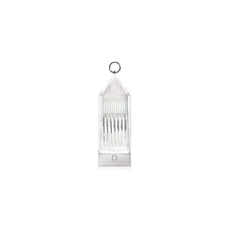 Modernas lanternas de acampamento ao ar livre LED lâmpadas de mesa de cristal