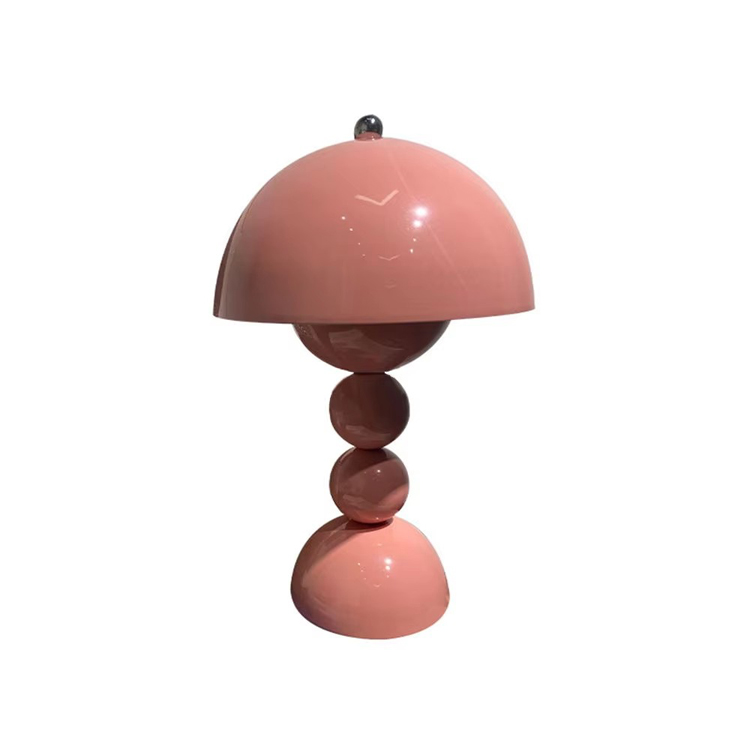 Candeeiro de mesa de cúpula de decoração de hotel simples e moderno e leve