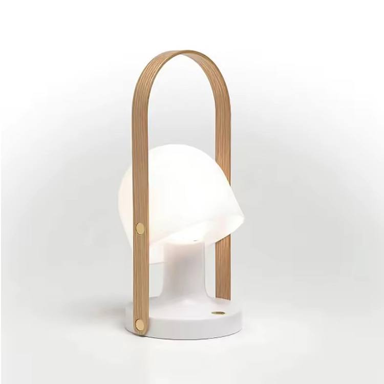 Candeeiro de mesa dobrável de cabeceira sem fio USB de estilo moderno para exterior