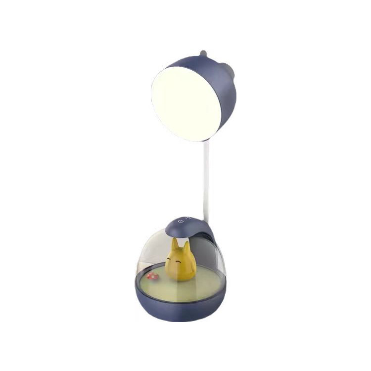 Lâmpada multifuncional LED de mesa com controle de toque para aprendizado de caixa