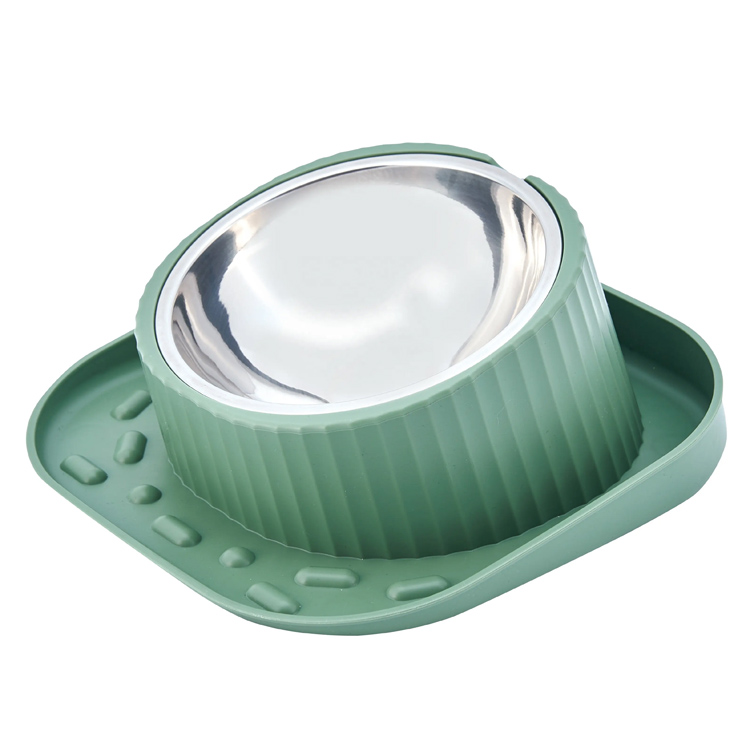 Tigela de água de cachorro de aço inoxidável de aço inoxidável multifuncional