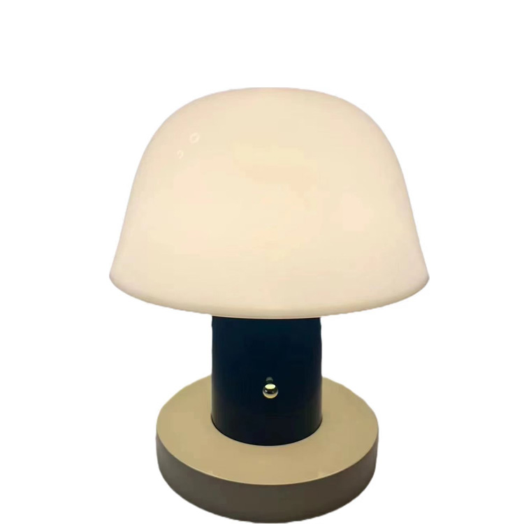 Novo designer de controle de toque cogumelo candeeiro de mesa para casa