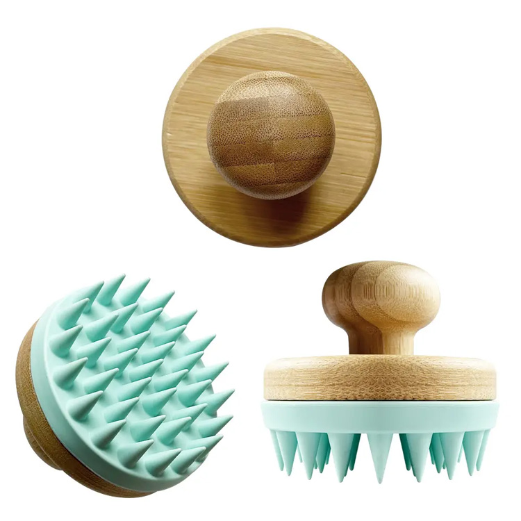 New Silicone Shampoo Brush Limpeza Home Scalp Brush