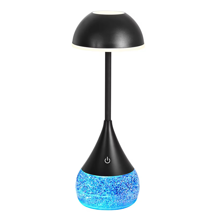 Lâmpada de mesa líquida com design moderno e dimmer de toque moderno