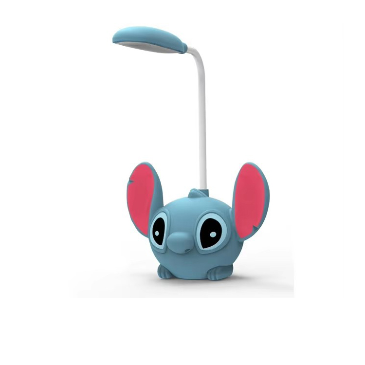 Candeeiro de mesa recarregável dos desenhos animados do apontador de lápis da luz da noite