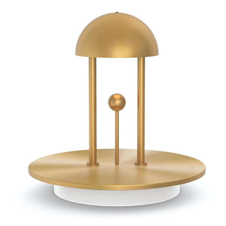 Luz de mesa de bronze sem corda moderna nórdica da bateria 2000mAh