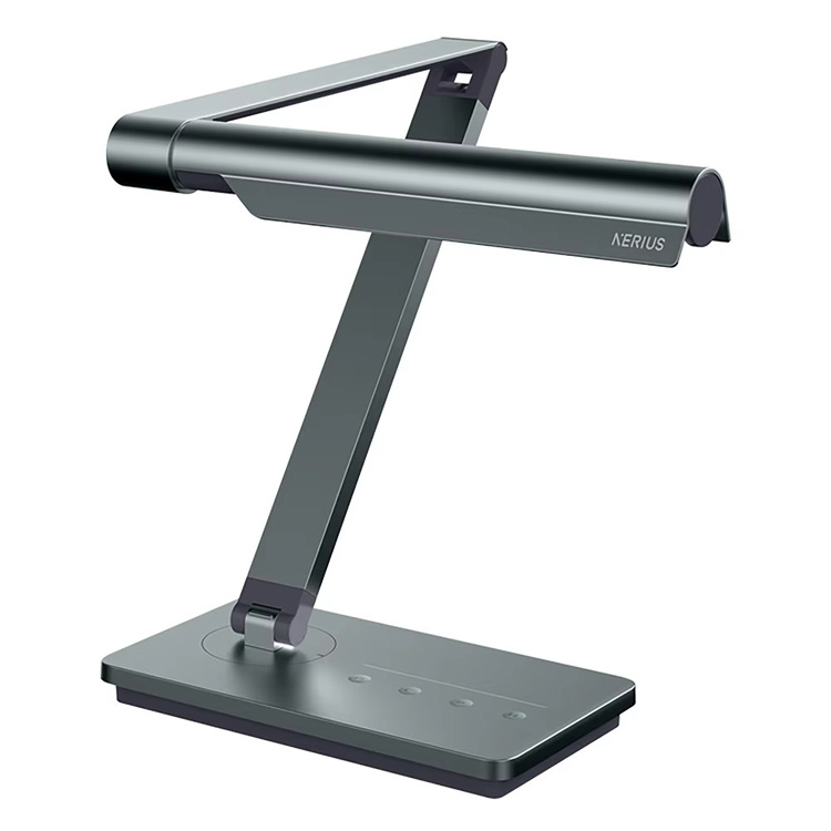 Luz de tarefa de trabalho com controle de toque nórdico LED lâmpada de mesa moderna