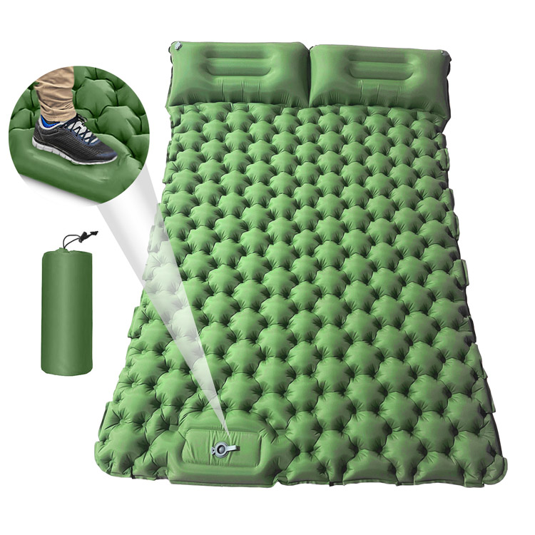 Colchão de acampamento dobro portátil exterior da espessura de 10cm