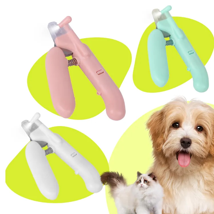Clippers de unhas de estimação com tesoura de garra de estimação leve de estimação de animais de estimação