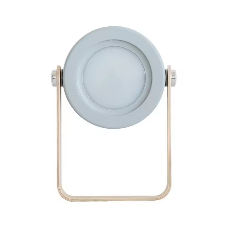 Candeeiro de mesa LED portátil dobrável regulável com carregamento USB