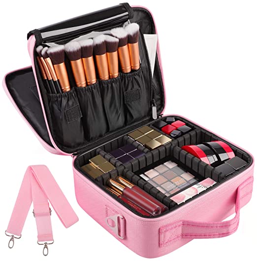 Organizador de maquiagem portátil para bolsa de cosméticos para viagem