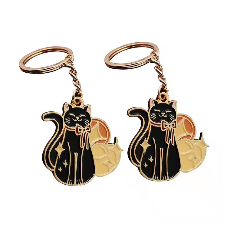 Keychains de esmalte macio premium
