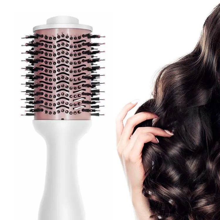 Profissional 1200W Trecador de escova de escova de cabelo pente de soprador iônico