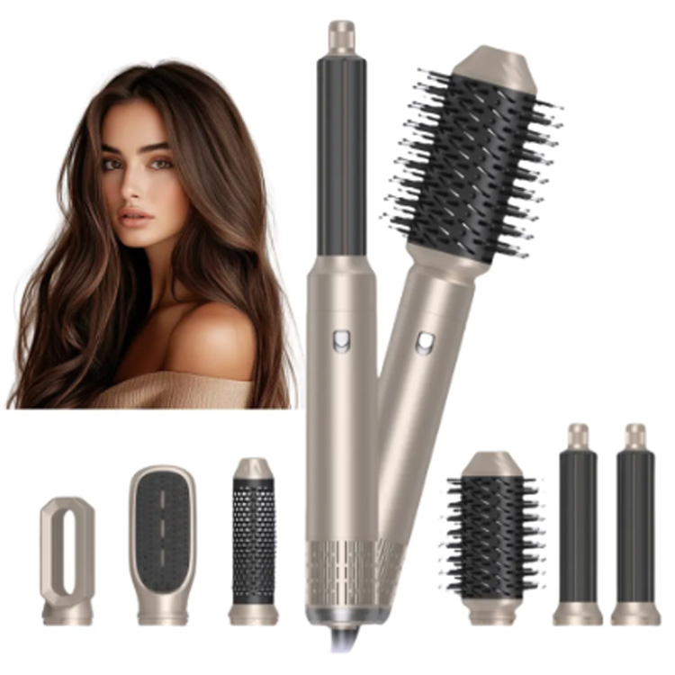 Profissional 6 em 1 multi modelador e secador de cabelo Curler Styling Tools
