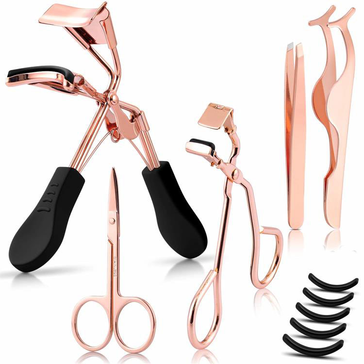 Conjunto de modelador de cílios 5 em 1 ferramenta de maquiagem premium