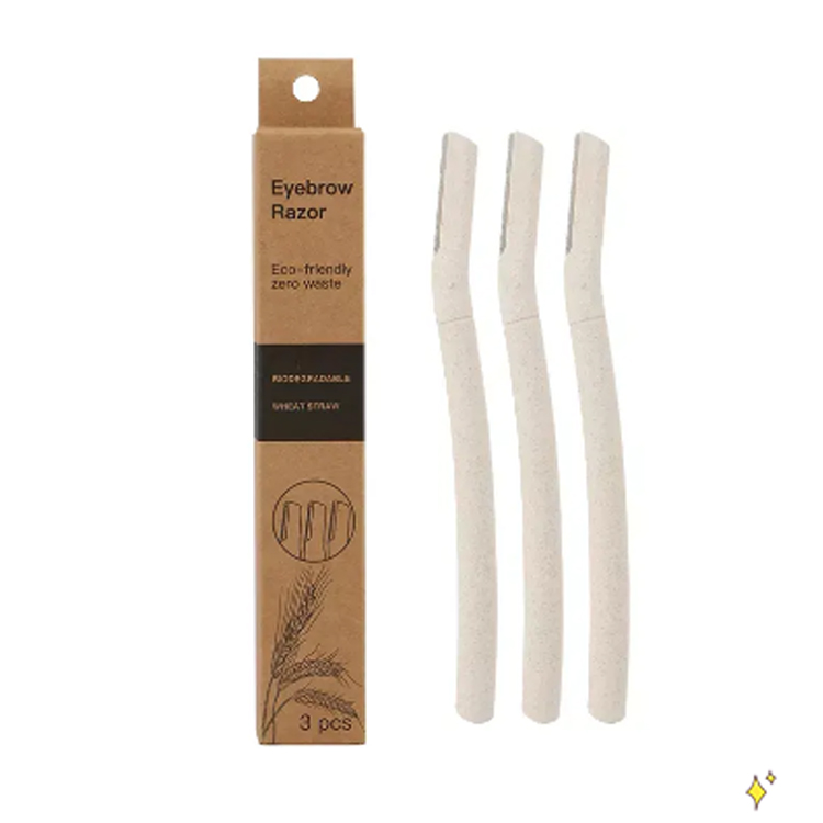 Razor Wheat Straw Tool Tool Biodeggenta Trimmer Eyebrow Kit