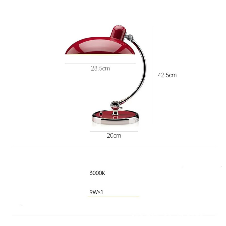 Candeeiro de mesa criativo de designer nórdico para leitura
