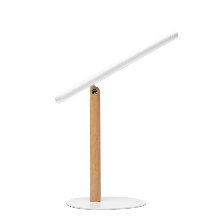 Candeeiro de mesa LED recarregável para estudo e leitura de escritório
