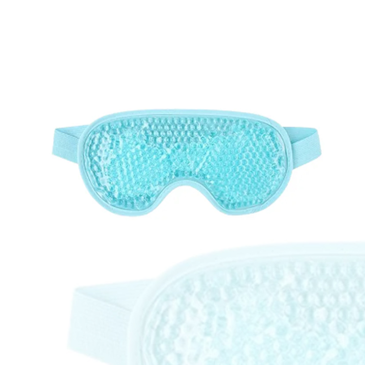 Máscara ocular reutilizável com gel de resfriamento relaxante calmante bloco de olhos