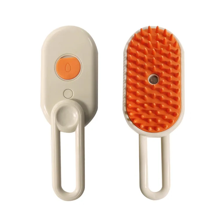 Brush de escova de vapor pente para gato 3in1 pincel de gato autolimpante