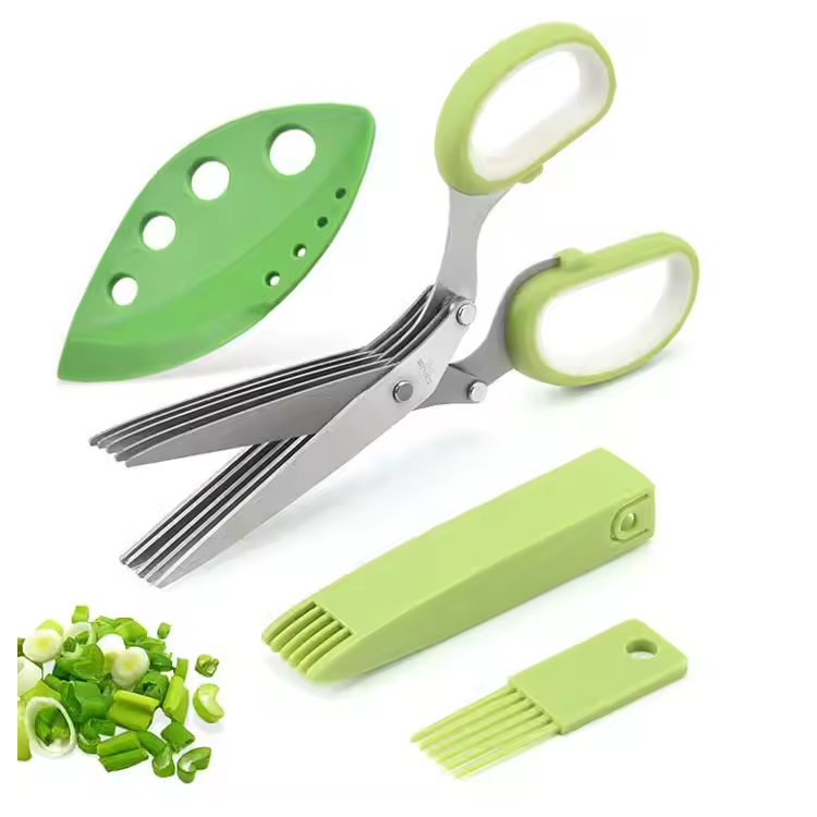 Tesouras de vegetais de maior vendedor com tesouras cortando a erva de tesouras