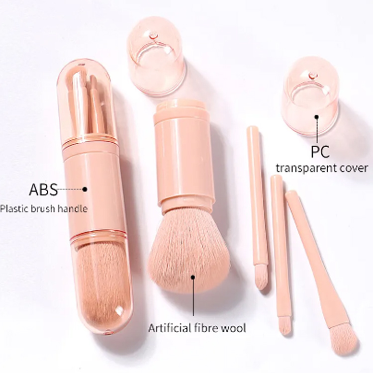 Conjunto de pincéis de maquiagem de viagem Conjunto de pincel de maquiagem vegana de alta qualidade