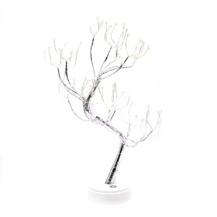 Bateria Usb Led Fio Pérola Candeeiro De Mesa Decorativo Interior Árvore